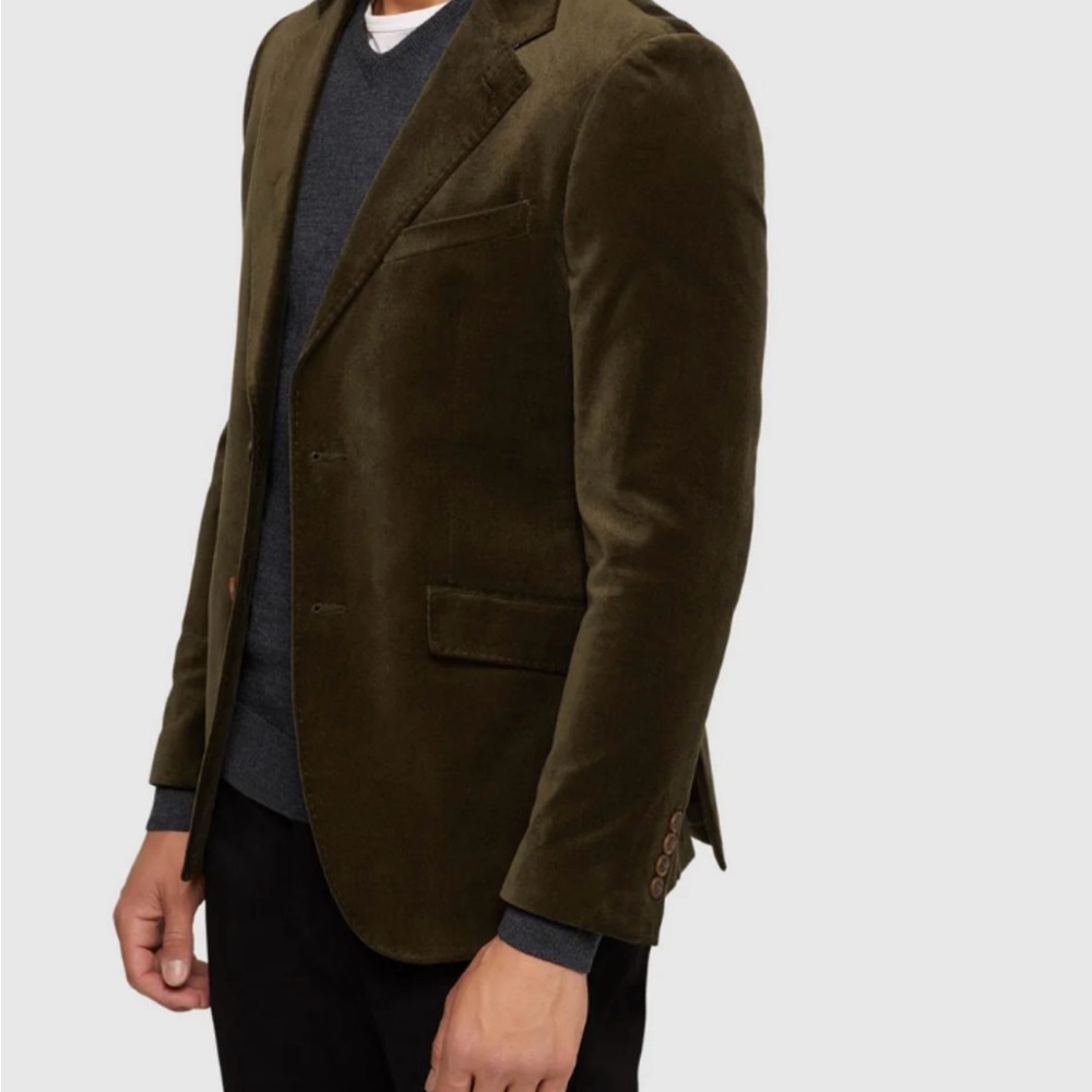 BANANA REPUBLIC VELOUR BLAZER 42S